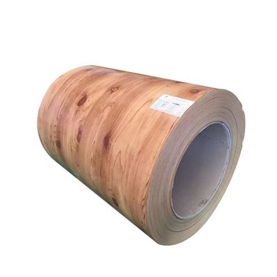 কেনা CGCC কাঠের প্যাটার্ন PPGI কয়েল 0.25x1220 পলিমার আবরণ সহ প্রিন্টেড স্টিল online manufacture