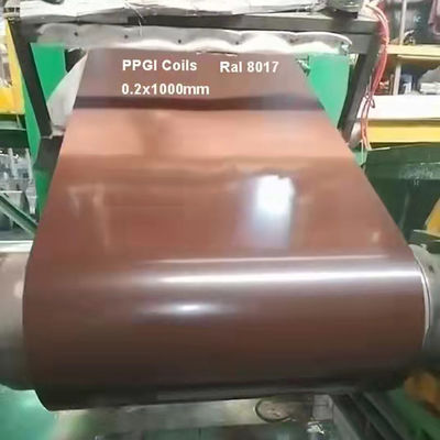 কেনা Z120-Z180 পেইন্টেড শিট মেটাল কয়েল RAL রঙ শক্তিশালী জারা প্রতিরোধের অনলাইনে উৎপাদন