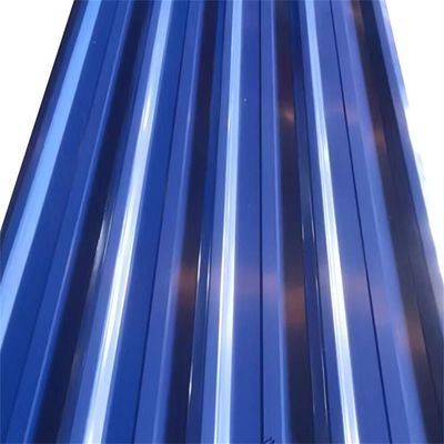 CGCC EN 10346 PPGI প্রি পেইন্ট করা ঢেউতোলা জি শীট 40g/m2-180g/m2 দস্তা আবরণ