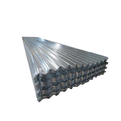 Sgcc ঢেউতোলা ইস্পাত ছাদ শীট Z30 - 275g/m2 দস্তা আবরণ